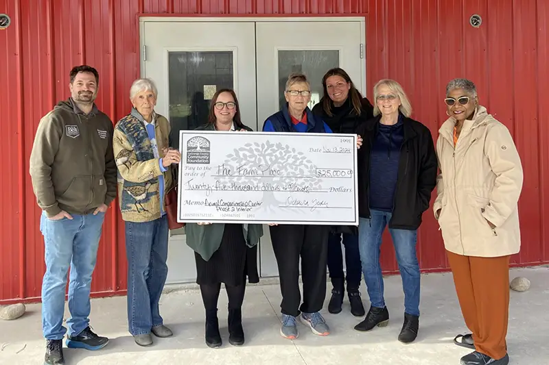 LaGrange County Community Foundation Awards $25,000 Grant to The Farm Place